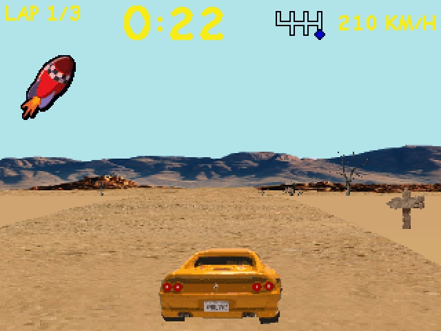 Racer atari screenshot